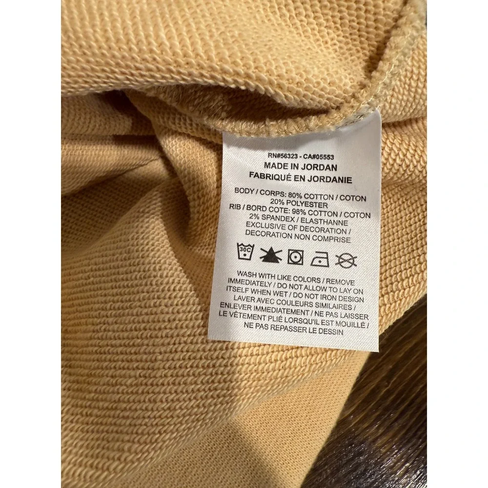 Jordan Flight Club Official Member Crewneck Sweatshirt Tan‎ Mens XL